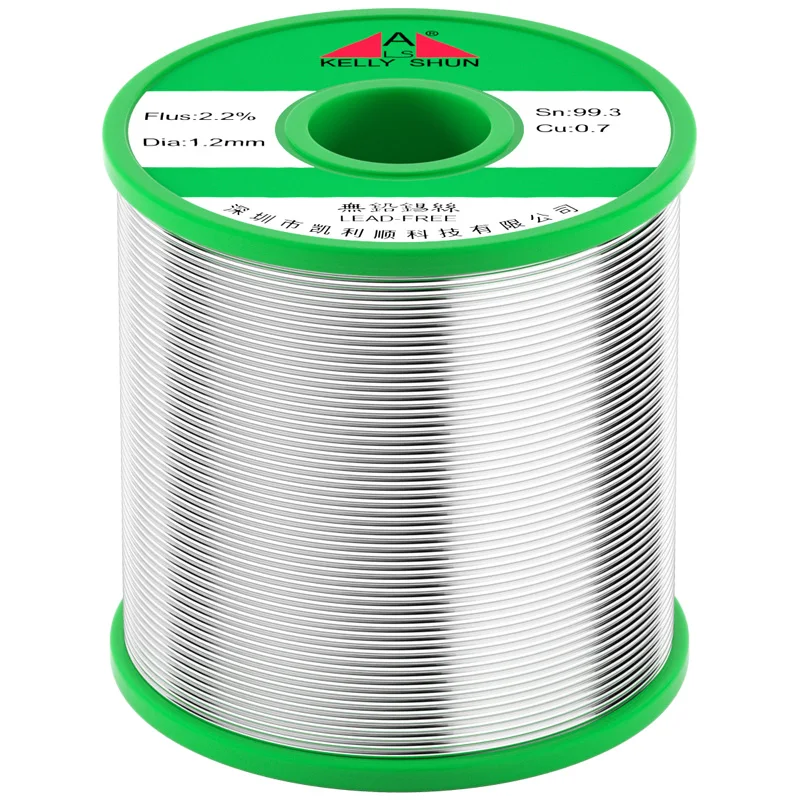 500g Lead free environmental friendly solder wire, rosin containing, high purity maintenance, soldering iron, solder wire