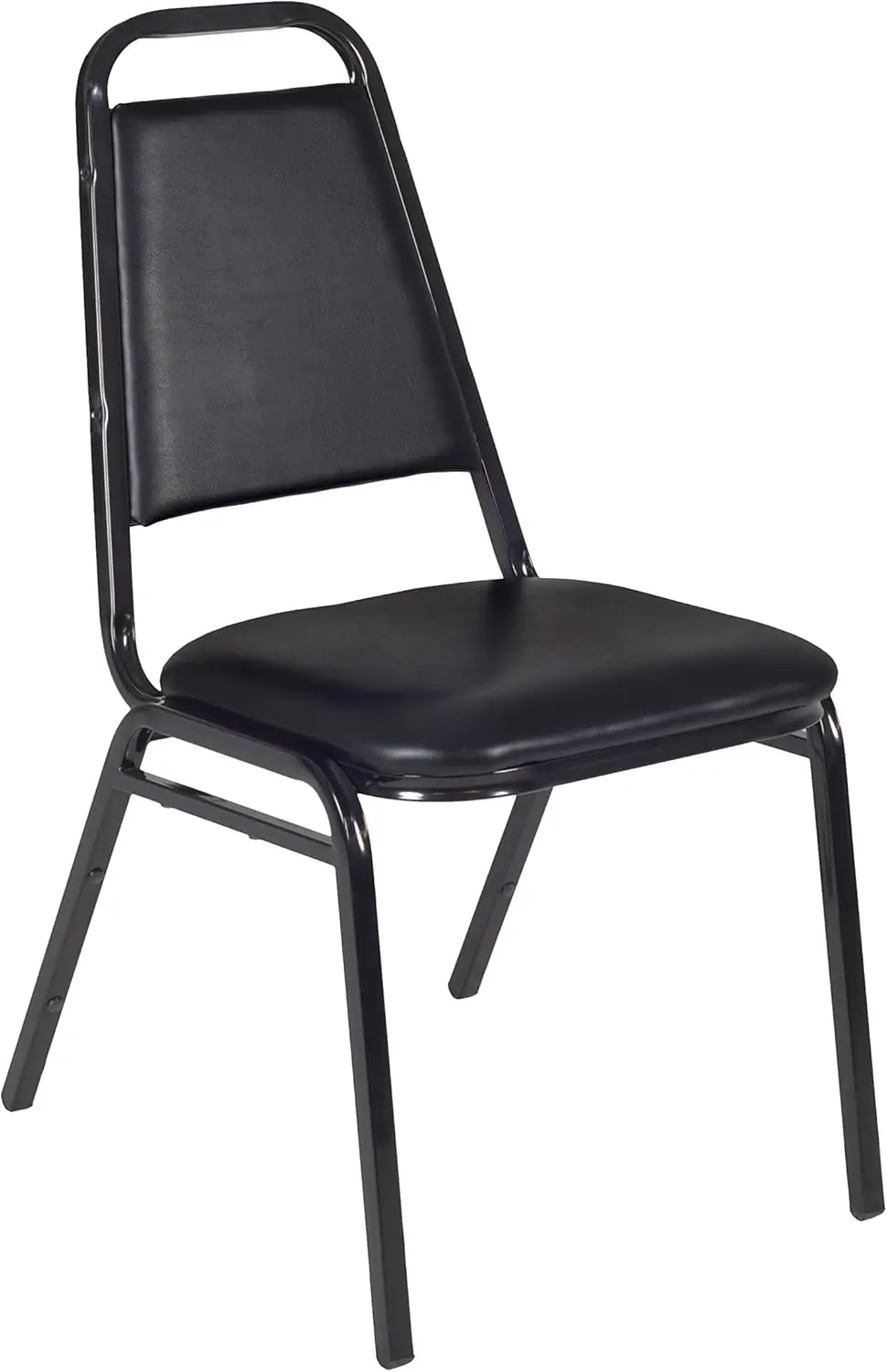 Restaurant Stack Chairs (Set Of 8), Black