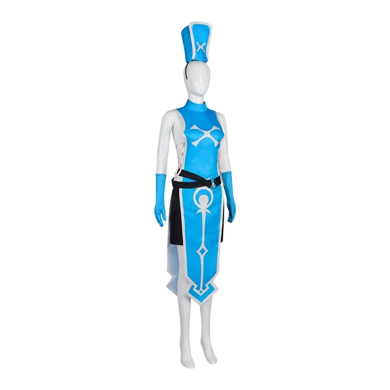 

Аниме Газ Воин и Убийство Принцесса Анемона Косплей Костюм Синее Платье С Открытыми Плечами Шляпа Женский Сексуальный Карнавальный Костюм Ту