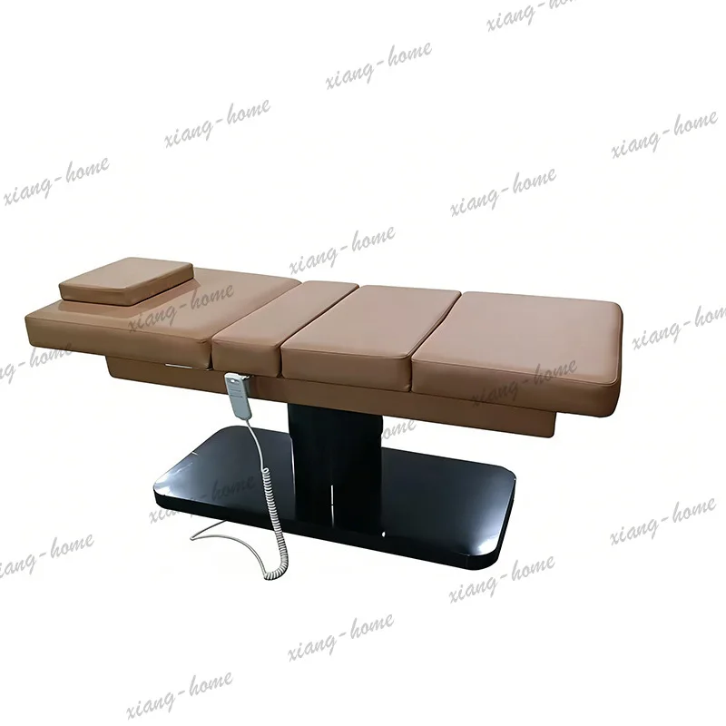 Best Sellers Cross-Border Adjustable Eyelash Embroidery Beauty Bed Electric Lifting Bed with Light