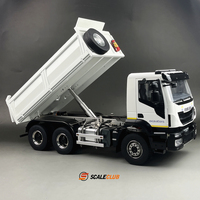 Scaleclub Model 1/14 Full Metal For Iveco 6x6 Hydraulic Dump Truck RTR To Play Tamiya Lesu Rc Trailer Tipper