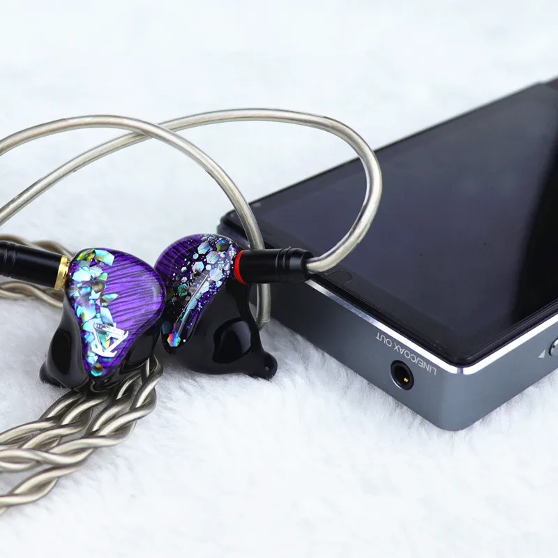 TONEKING ROCK61 6BA + 1DD гибридные наушники Hi-Fi музыка аудиофильский монитор музыка DJ Studio Bass наушники-вкладыши по индивидуальному заказу