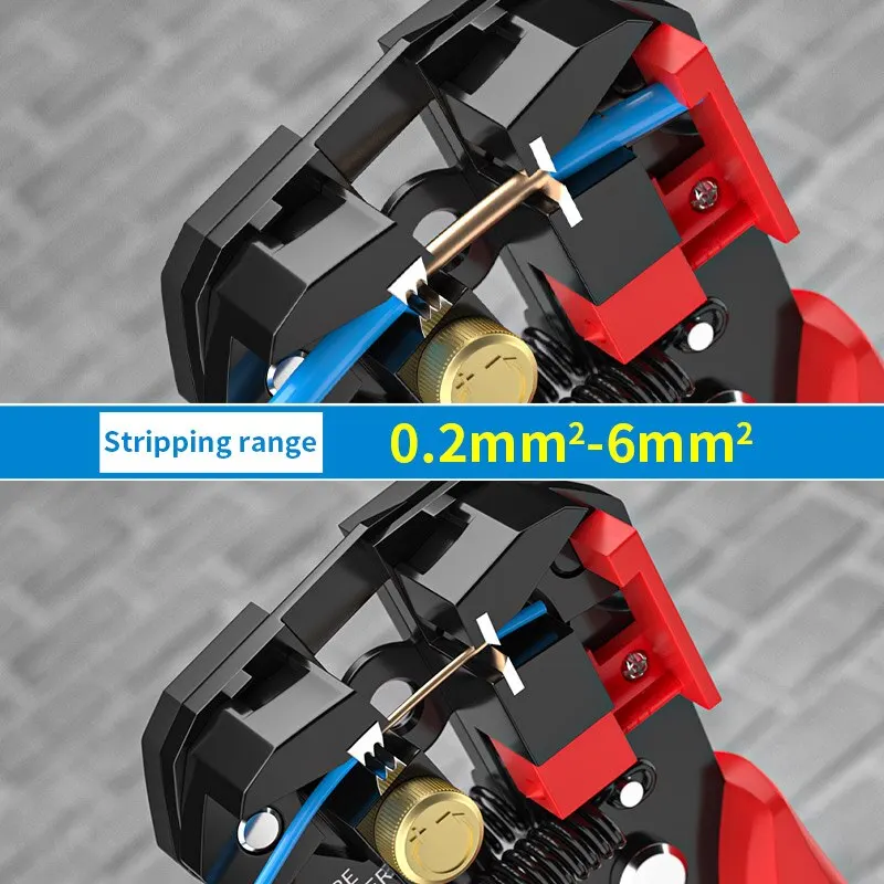 Professional Electrician Wire Tool Cable Wire Stripper Cutter Crimper Automatic Multifunctional Crimping Stripping Plier Tools