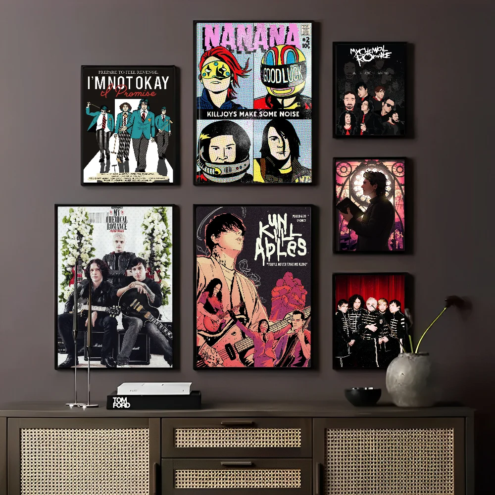 Popular Rock Music Band My Chemical Romance Good Quality Prints and Posters HD Quality Poster Wall Art Painting Study Home Decor