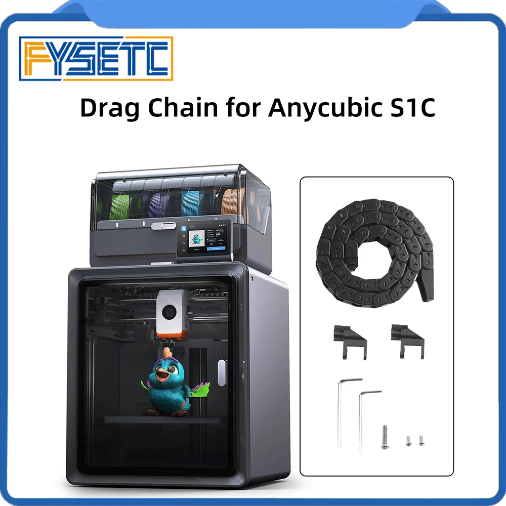 

Высококачественный кабельный цепной кронштейн (Drag Chain) для Anycubic S1C, запасная часть для 3D-принтера S1C