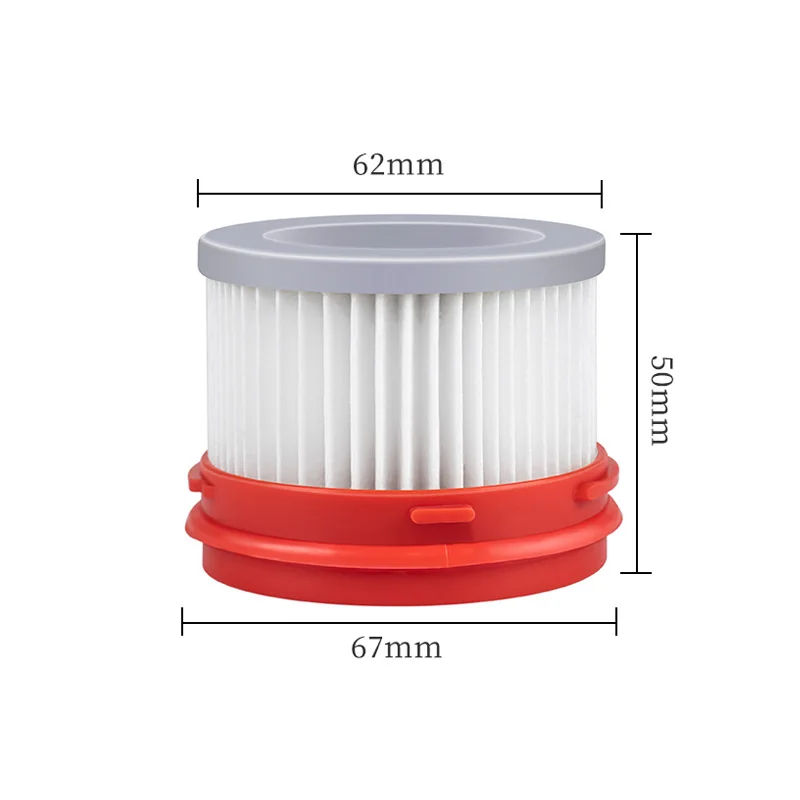 2pcs Hepa Dust Filter For Xiaomi Dreame V8 V9 V9B V9D V9P XR V10 V11 V12 V16 Robot Vacuum Cleaner Replacement Parts Accessories