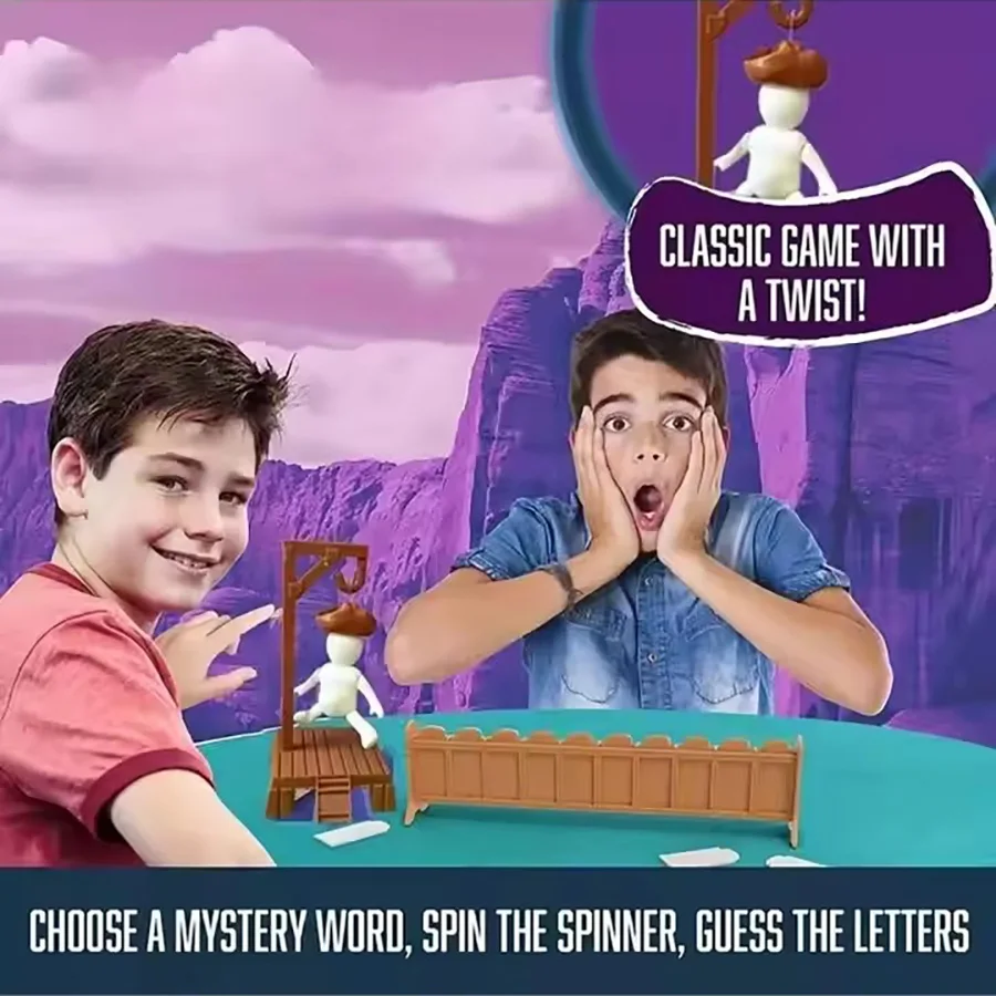 ألعاب لوحة Hangman المغناطيسية لعبة كلمات التخمين الغامضة تتوهج في الظلام كلمة التخمين قبل التفاعل لعبة هانك يقع لعبة الطاولة