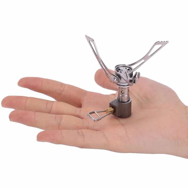 Mini Gas Cooker Burner Lightweight Camping Hiking Gas Burner BRS Outdoor Portable Titanium Camping Gas Stove Brs-3000t