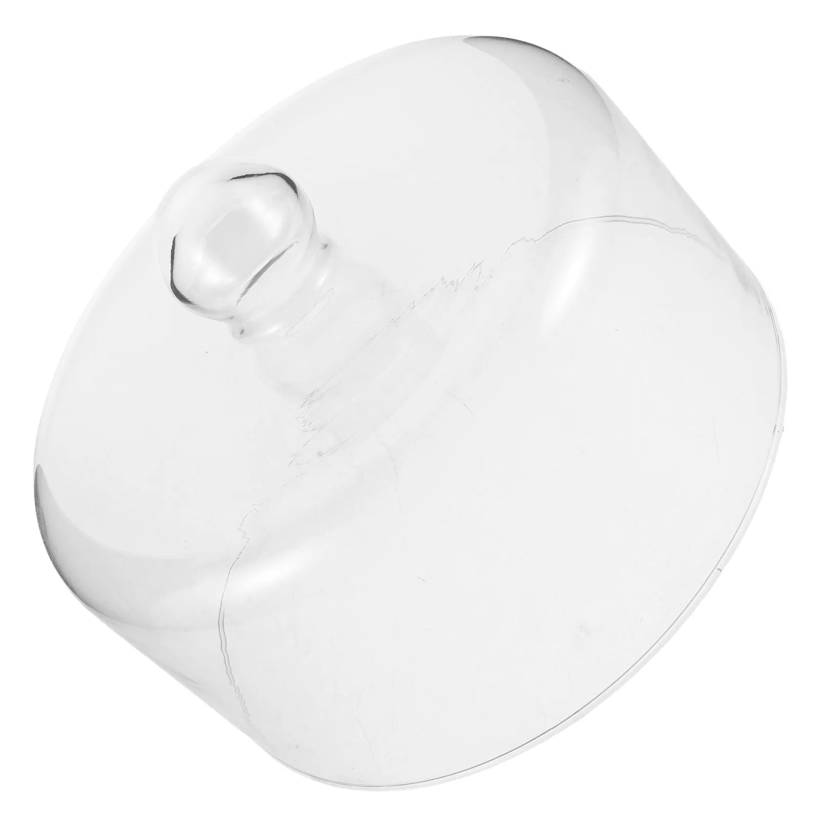 Glass Microwave Splatter Cover 9x6.7 Inch High Transparency Tempered Dome Lid Microwave Food Cover Splatter Guard Cake Dome