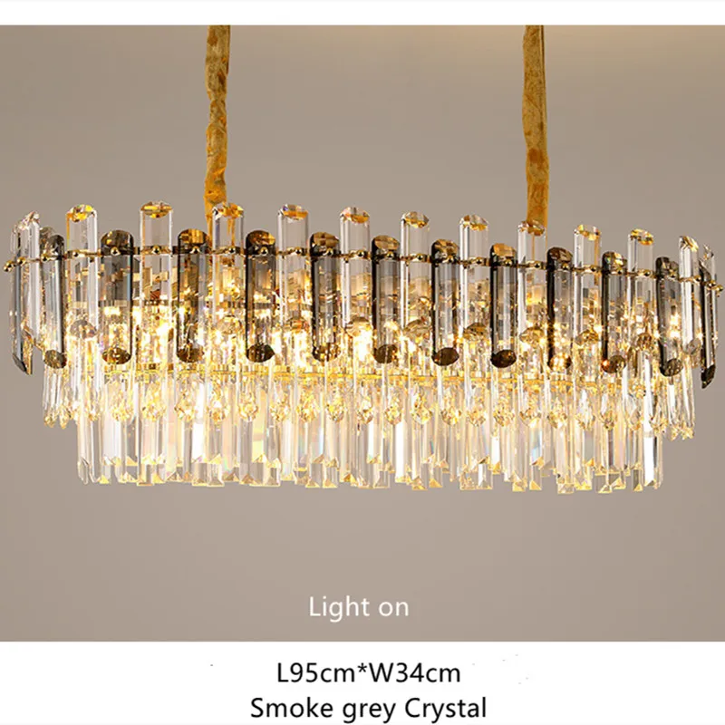 

Nordic LED Crystal Chandeliers Gold Luxury Lighting Dining Living room Bedroom Kitchen Island Lights Indoor Hanging Light