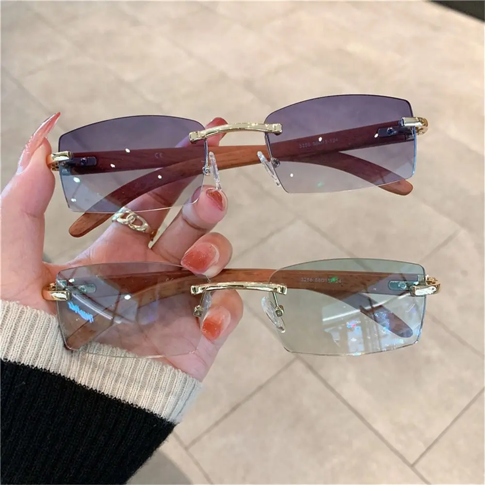 Vintage Gradient Punk Sunglasses UV400 Rectangle Sun Glasses Driving Shades for Women &