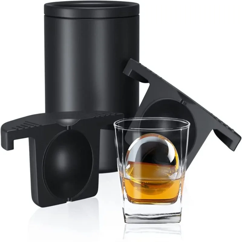 Silicone high transparency bubble free ice hockey square diamond ice grid production bar whiskey specific large ice cube mold
