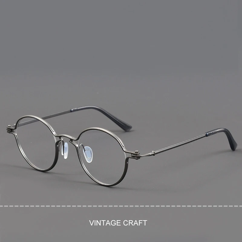 

Small Frame Design Colorful Titanium Glasses Frame Women optical Myopia Presbyopia prescription Retro eyewear Customization Logo