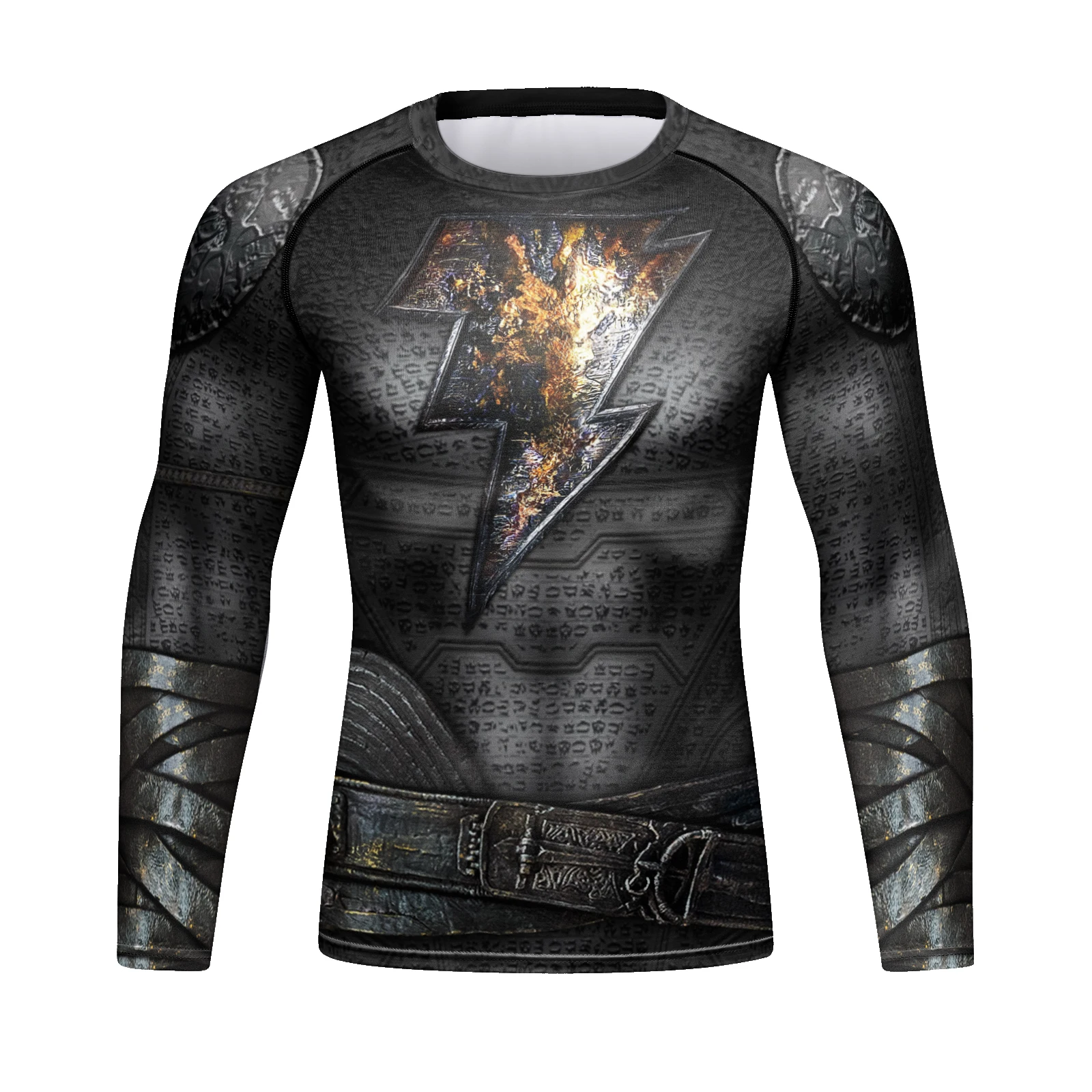 Full Sublimation Men Long Sleeve Casual Sports Cool T-Shirt 3D Print Compression Gym MMA Jiu Jitsu Rashguard Quickly Dye Shirts