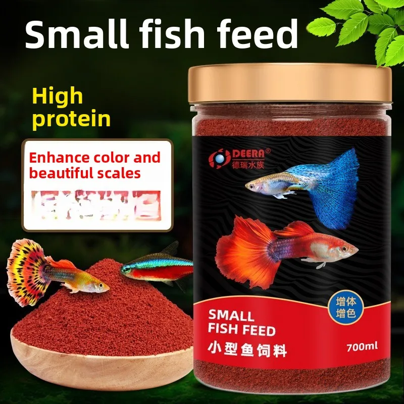 

DEERA Micro Pellets for Small Fish, Universal Food for Goldfish, Guppy, Betta & Tropical Community Aquarium