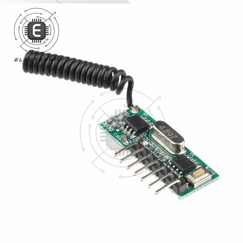 DC3.3-5V 4 채널 디코딩 수신기 출력 모듈 4 채널 315MHz 무선 코딩 송신기 315MHz 원격 제어
