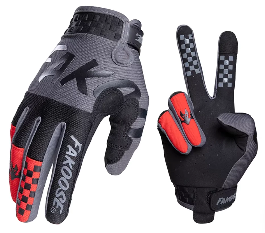 

Moto Sport Fishing Hiking Gloves Retro Style for Motocross MX BMX DH MTB Mountain Bike & Cycling Riding Luvas Touchscreen Gloves