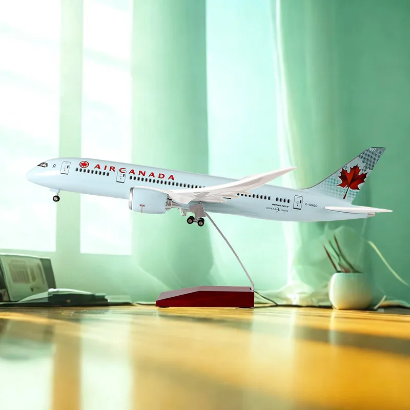 

Airplane Airbus 47cm Canada B787 Airline Model Resin Plane Diecast Toy Airplane Kids Novel Toys Souvenir Plane Toy Collection