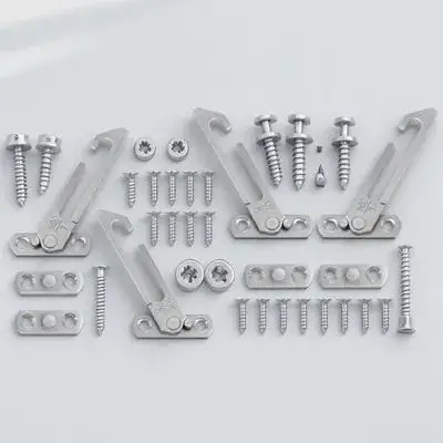 

4Pcs Window Lock Concealed Restrictor Easy Install Security Window for Vertical Sliding Windows