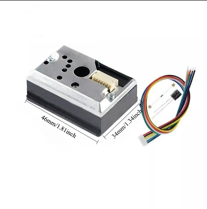 GP2Y1014AU PM2.5 Dust Sensor Module Replacement for GP2Y1010AU0F with Cable for Arduino Air Quality Monitor