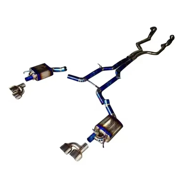 EXR Valvetronic Titanium Exhaust System for C63 W204 & C-Class Mirror Polished 1.5mm Thickness 6