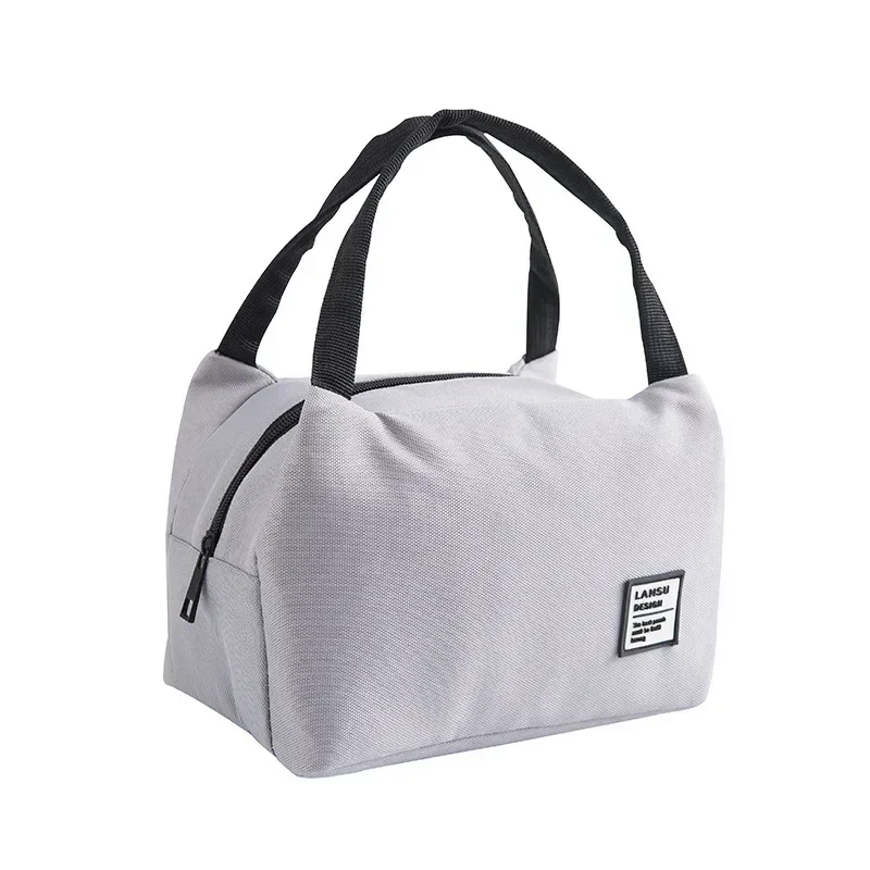 New Portable Lunch Bag Thermal Insulated Lunch Box Tote for Women Kids Men Cooler Case School Food Storage Picnic Bags