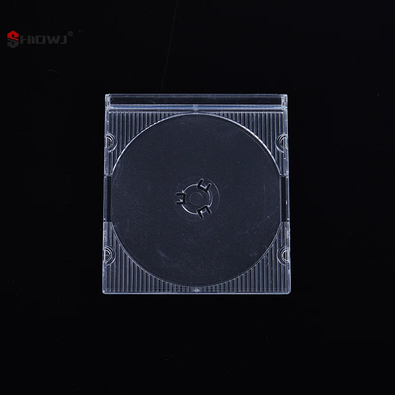 5/10Pcs Household Standard Single Disc Storage Boxes DVD Case CD Case Empty Clear Plastic CD Case Disc CD Box