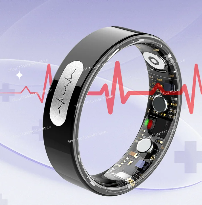 Smart Fitness Band with Multi-Sport Modes, Real-Time Heart Rate Monitor, 5ATM Waterproof, Activity Tracker for Health