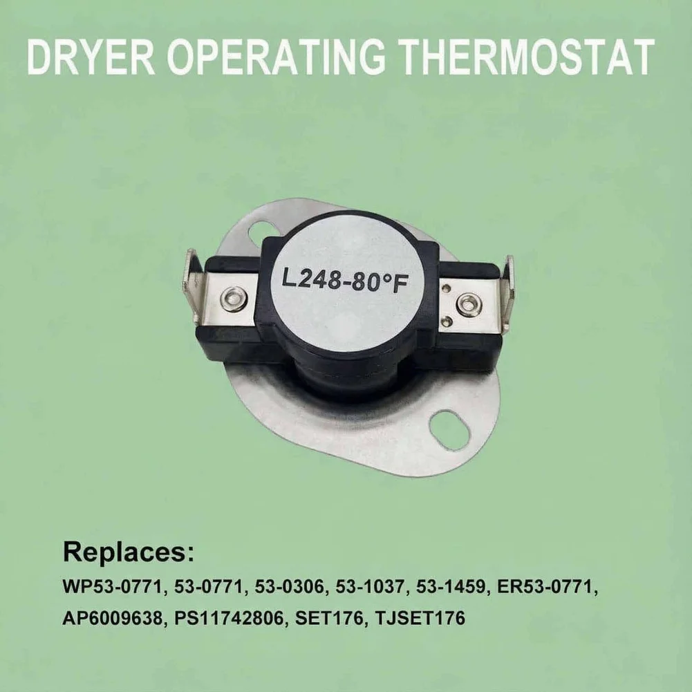 Thermal Disconnect Kit for Clothes For Dryers with Limit Thermostat and Thermal Fuse Matches OEM Part Numbers 279548 3389946