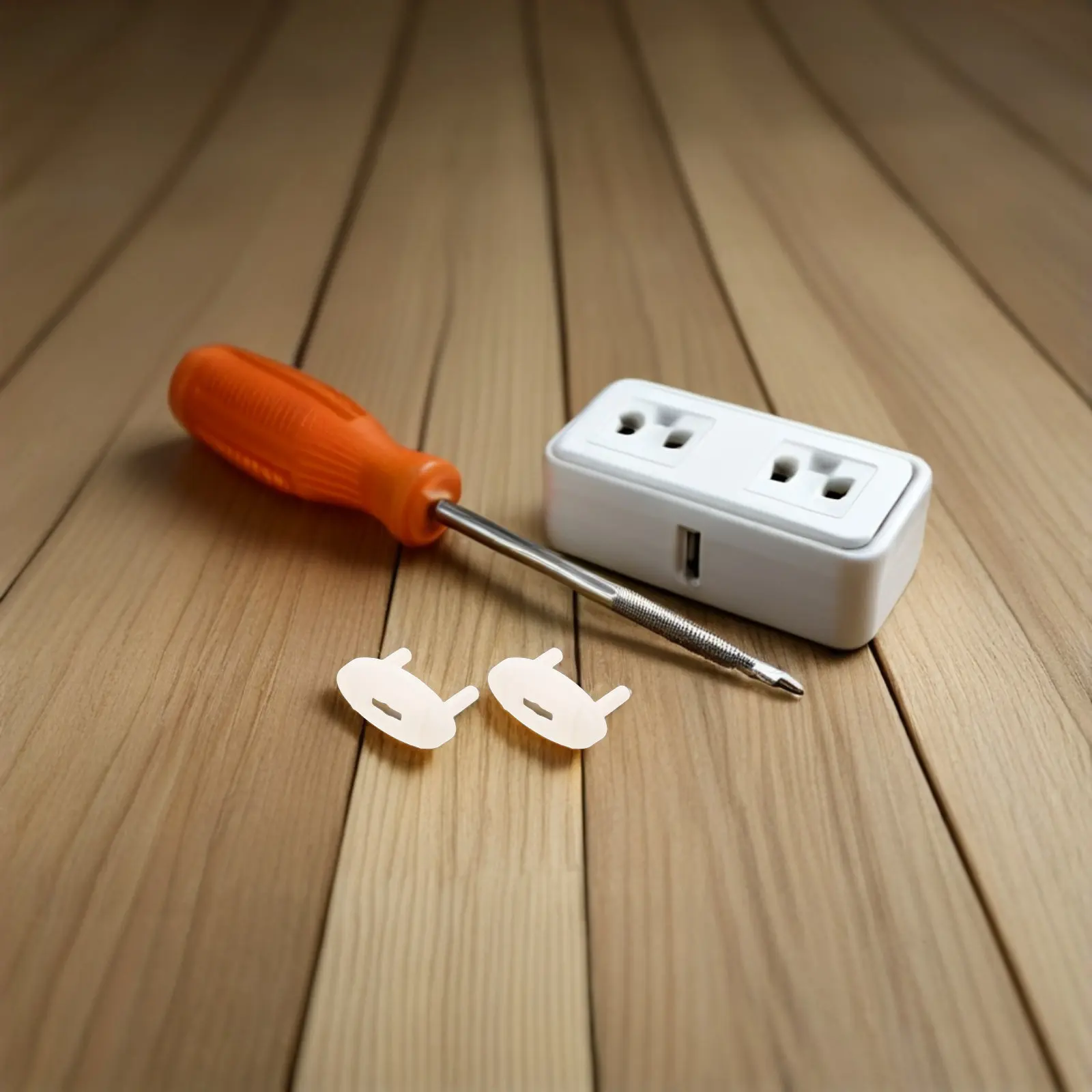 

18Pcs Child Safety Outlet Covers Brazilian 2-Prong Socket Protector Tamper Resistant Plastic Plug Caps Baby Proof Electrical