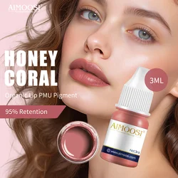 AIMOOSI Professional Permanent Makeup Pigment Hypoallergenic Tattoo Ink for Lips Microblading Natural Lip Blushing for PMU