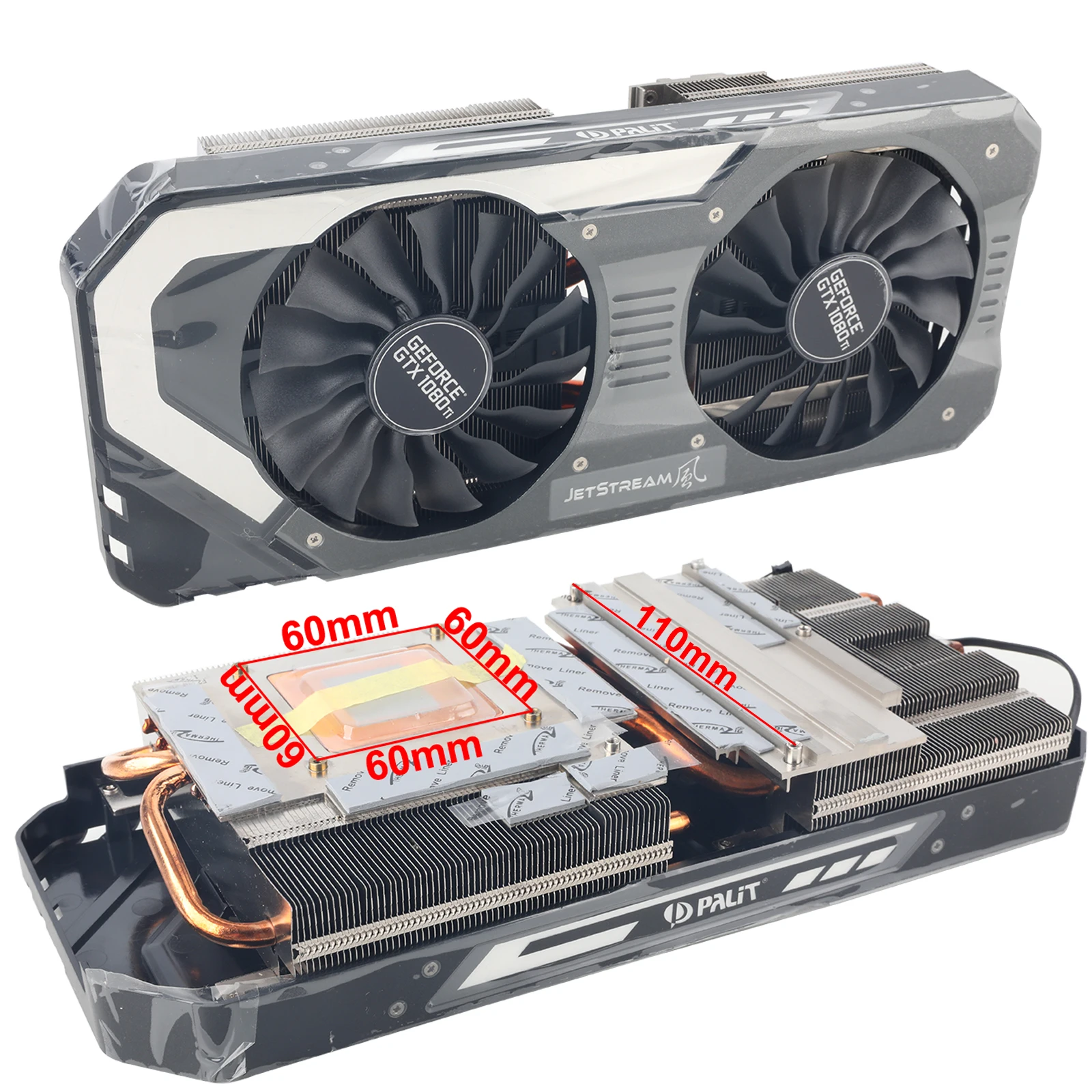 Gtx1080tiグラフィックカード,冷却ラジエーター,パラッツクス1080 ti