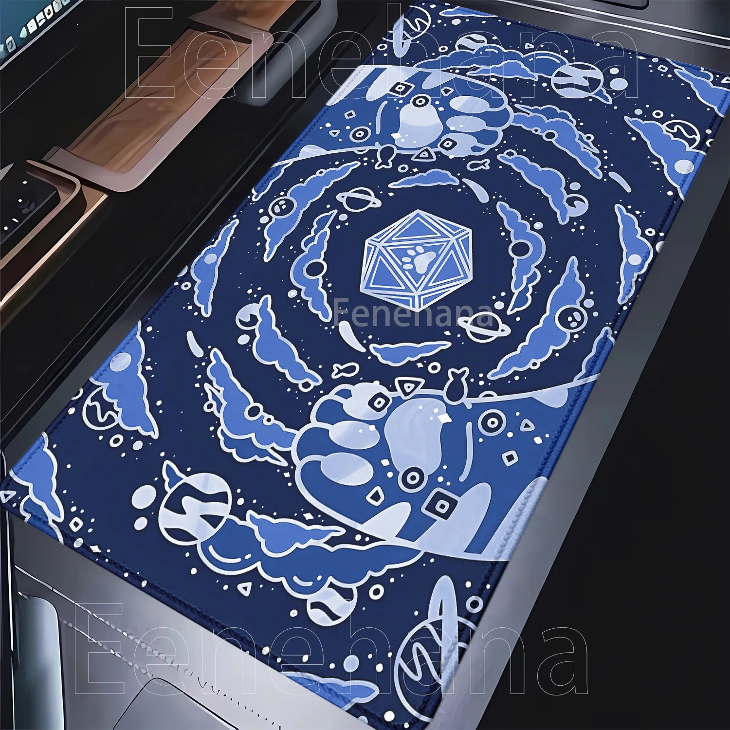 Cat Paw Anime Mousepad XXL Large Size Office Computer Non-slip Gaming Keyboard Mouse Pad HD Printing 400x900mm overlock Desk Mat