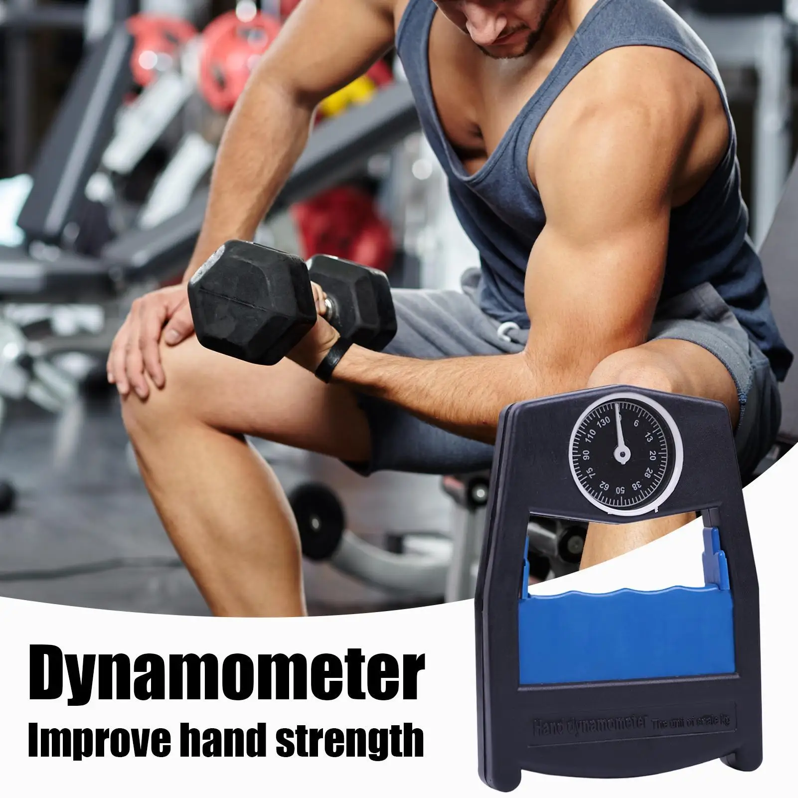 Hand Dynamometer Grip Strength Tester Hand Grip for Grip Strength Testing and Training Hand Gripper Force Measurement Tools