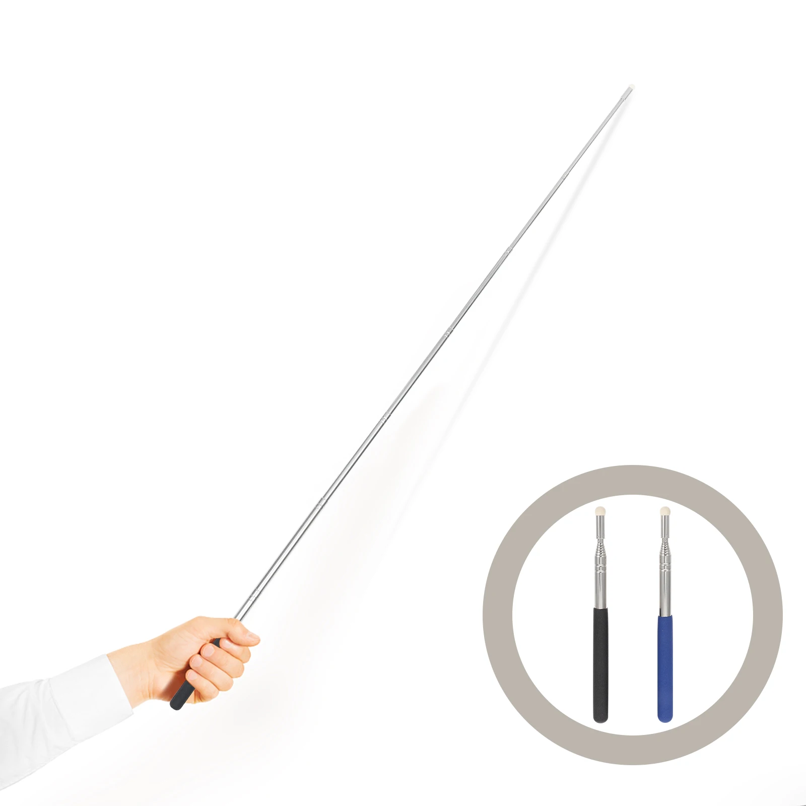 

2 Pcs Whiteboard Pointer Expandable Pointers Classroom Helpers Teacher Hand Teaching Sticks Office