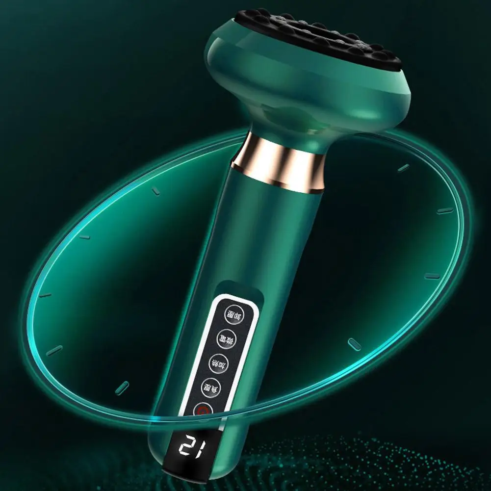 

Eletric Anti Cellulite Massager Meridian Massage Brush Massage Lymphatic Microcurrent Heating Drainage shape Scraper Body E4J5