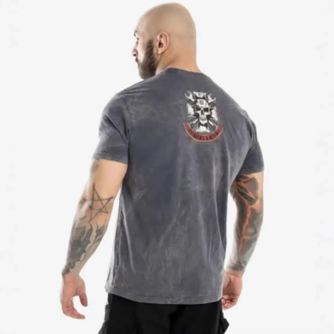 WCC West Coast Choppers- West Coast Motorcycle Washed Vintage Short-Sleeved T-Shirt