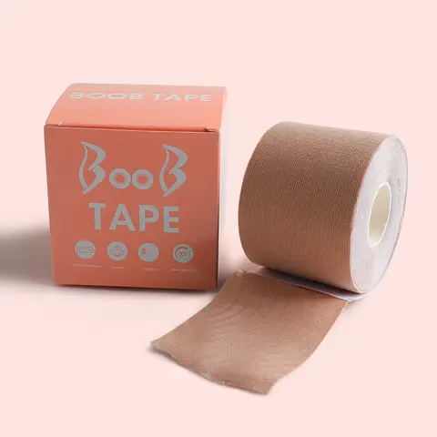 Elastic Breast Lifting Tape, Skin Tone Invisible, Breathable, Traceless, Anti Sagging, Gathered Milk-Perfect for Strapless