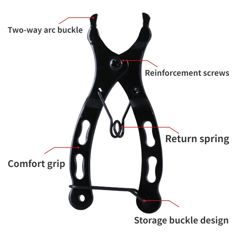 Bike Chain Quick Link Tool Chain Clamp Mini Pliers Repair Tools Mountain Bike Quick Removal Install Plier Bicycle Accessory