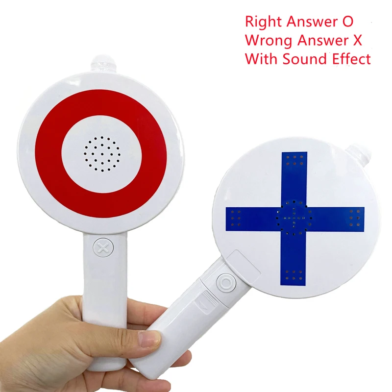 Good NG O X Answer Buzzer Button Sound Toy Family Party Interactive Quiz Games Teachers Supplies Teaching Aids Classroom Props