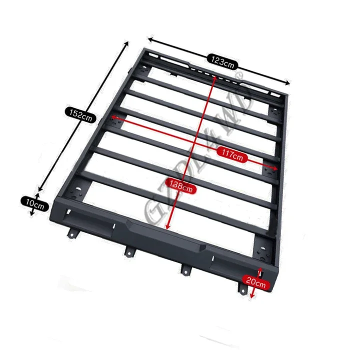 GZDL4WD Cargo Platform Roof Rack Box Luggage Carrier Bar Car Barra Antivuleco For JB74 JB64