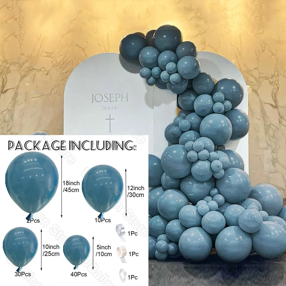 מארזי בלונים בגווני תכלת