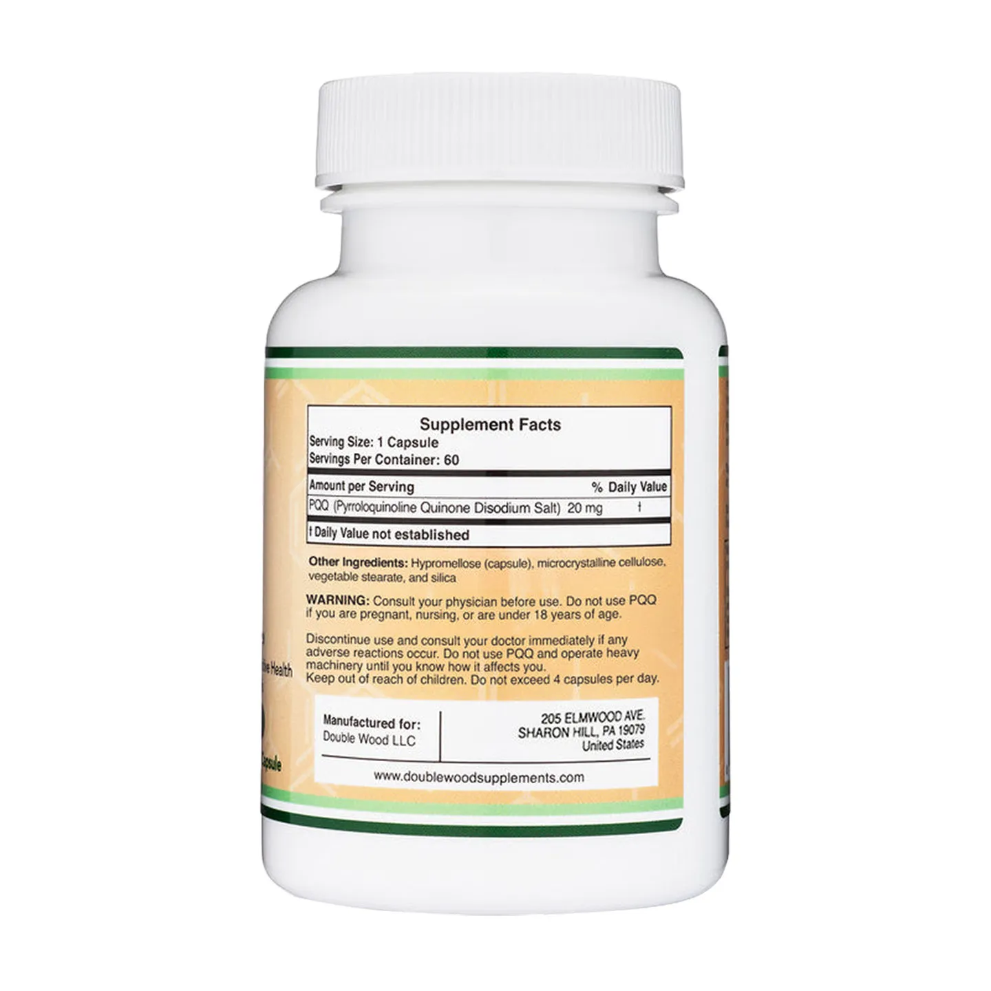 PQQ capsule - Balances Cortisol Levels, Improves Sleep Quality, Increases Overall Energy Levels, and Cognitive Function