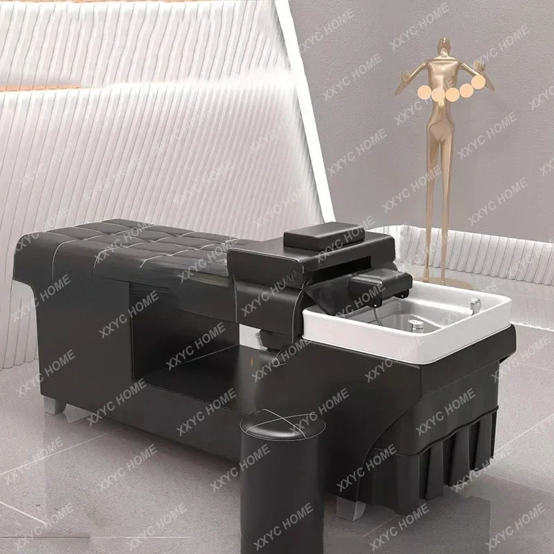 

Beauty Salon Shampoo Basin Stand Treatment Chair Pedicure Spa Foot Salons Shaving Commercial Professional Hair Therapy Washbasin