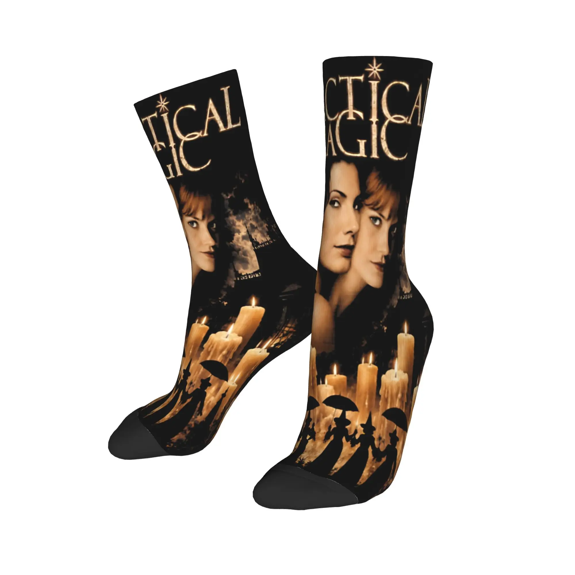 Practical Magic Witchcraft Gothic Occult Mystic Halloween Socks Accessories For Men Women  Cozy Socks Comfortable Best Gift Idea