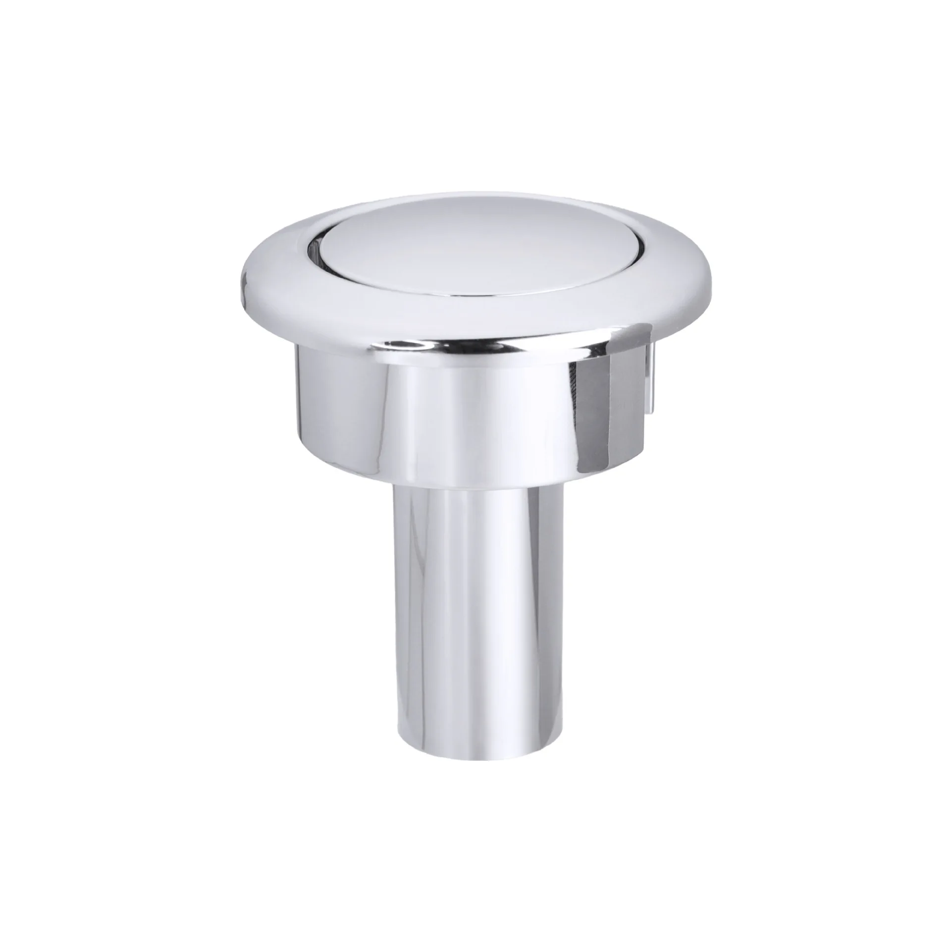 Compatible For Siamp Storm Toilet Flush Valve ABS Replacement Push Button 5.8cm Silver Water Tank Repair Accessories