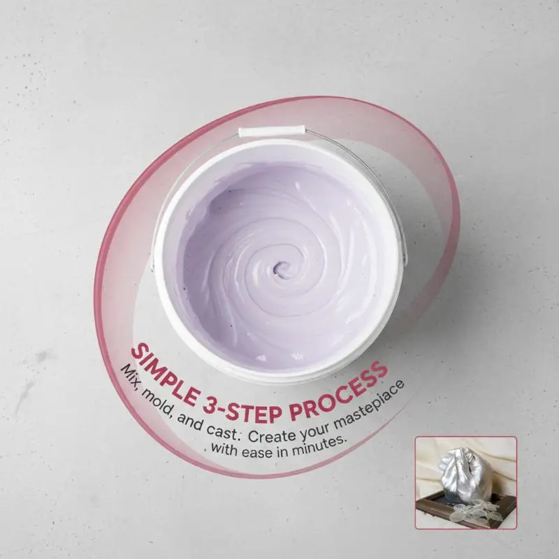 

Набор для создания гипсовых отпечатков рук для пар: романтический подарок для влюбленных, родителей, памятный сувенир, декор для дома