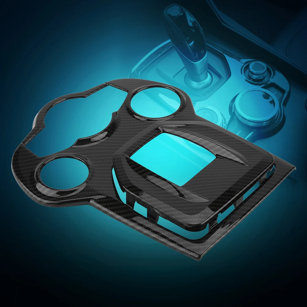 

Car Accessory Car Interior Central Conole Control Panel Frame Cover Trim for Giulia / Stelvio Car Center Panel Trim