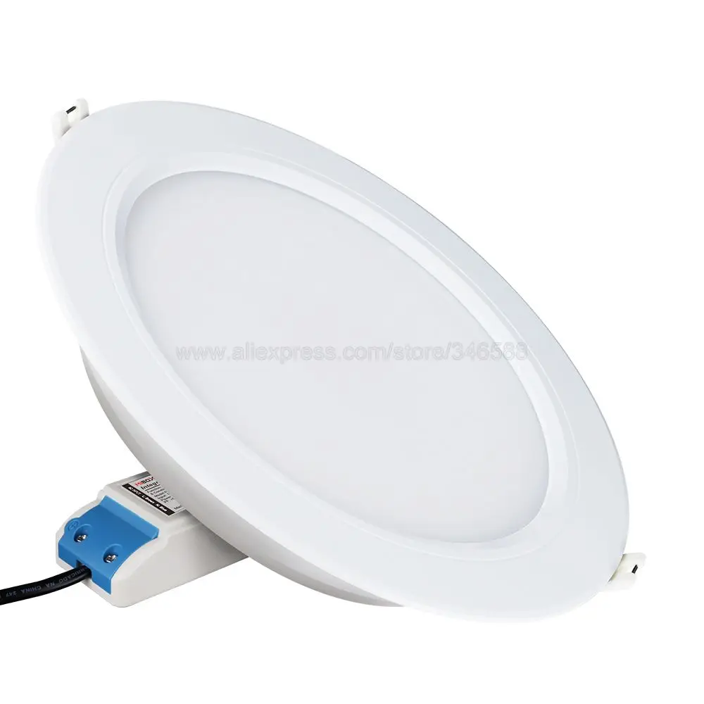 MiBoxer ZigBee 3.0 RGBCCT 6W 12W LED Downlight AC110V 220V Ceiling Light Round Panel FUT066Z FUT068Z 2.4G WiFi APP Voice Control