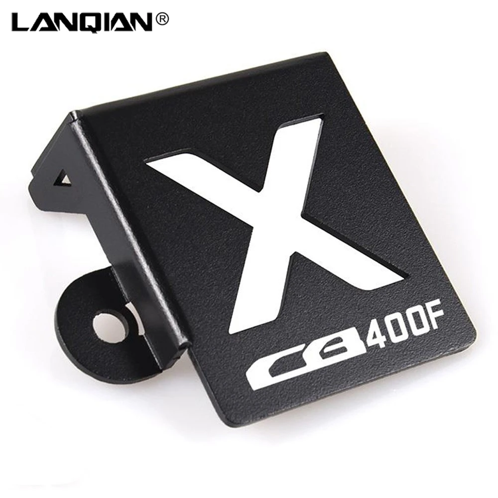 For Honda CB400F CB500F CB500X CB400X CBR500R 2019-2024 Motorcycle Rear Brake Pump Fluid Tank Oil Cup Reservoir Guard Cover